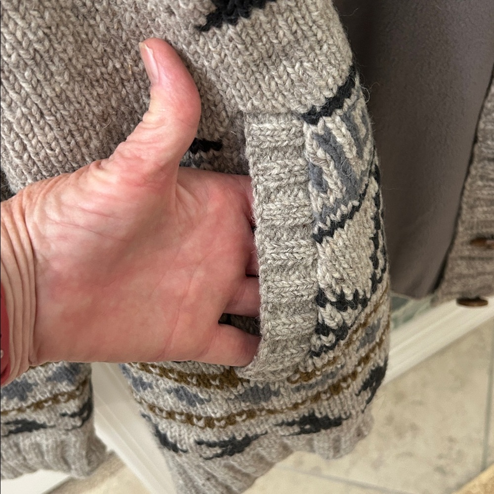 NWT Sundance wool lost horizons men’s sweater jacket. 2X XXL Nepal. - Picture 11 of 11